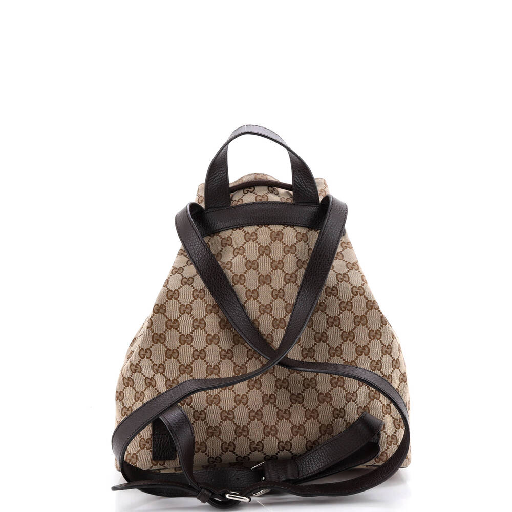 Gucci Drawstring Backpack Gg Canvas #210296G13B - image 3